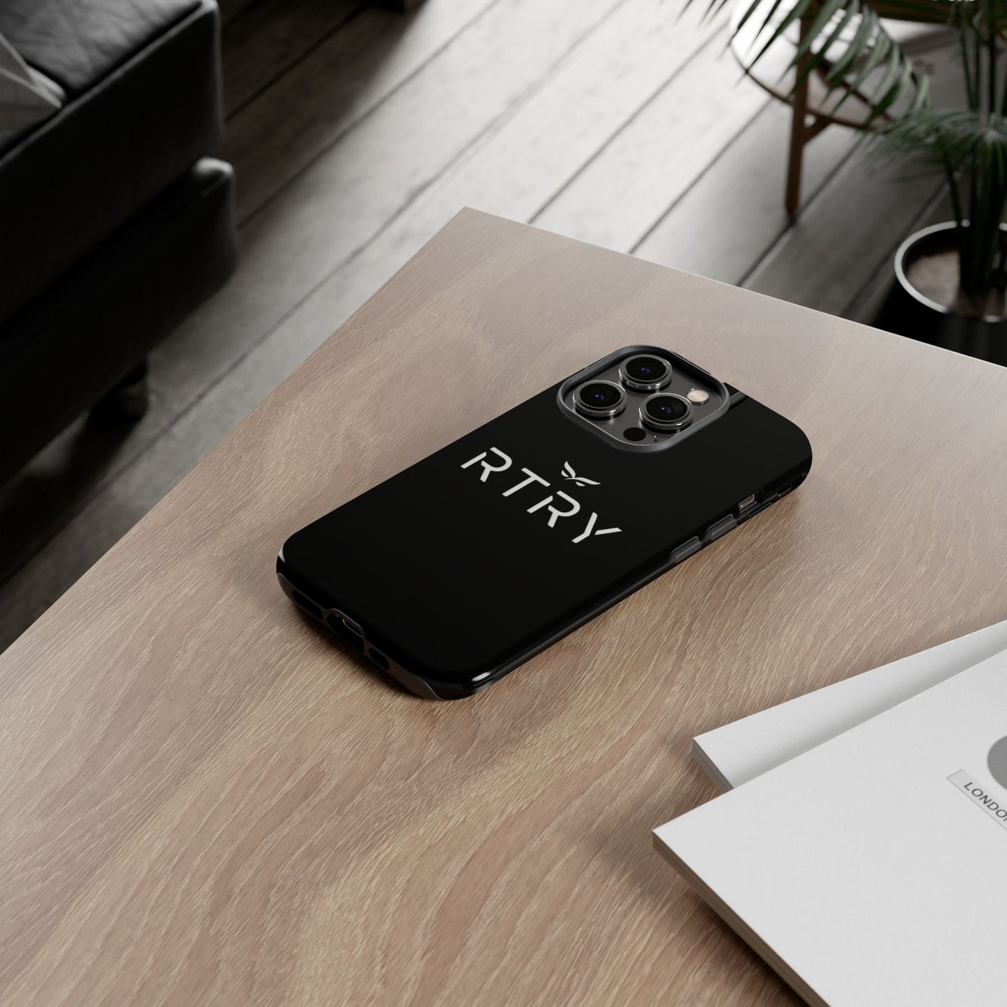RTRY Custom Dual-Layer iPhone Case – Matte & Glossy Finishes