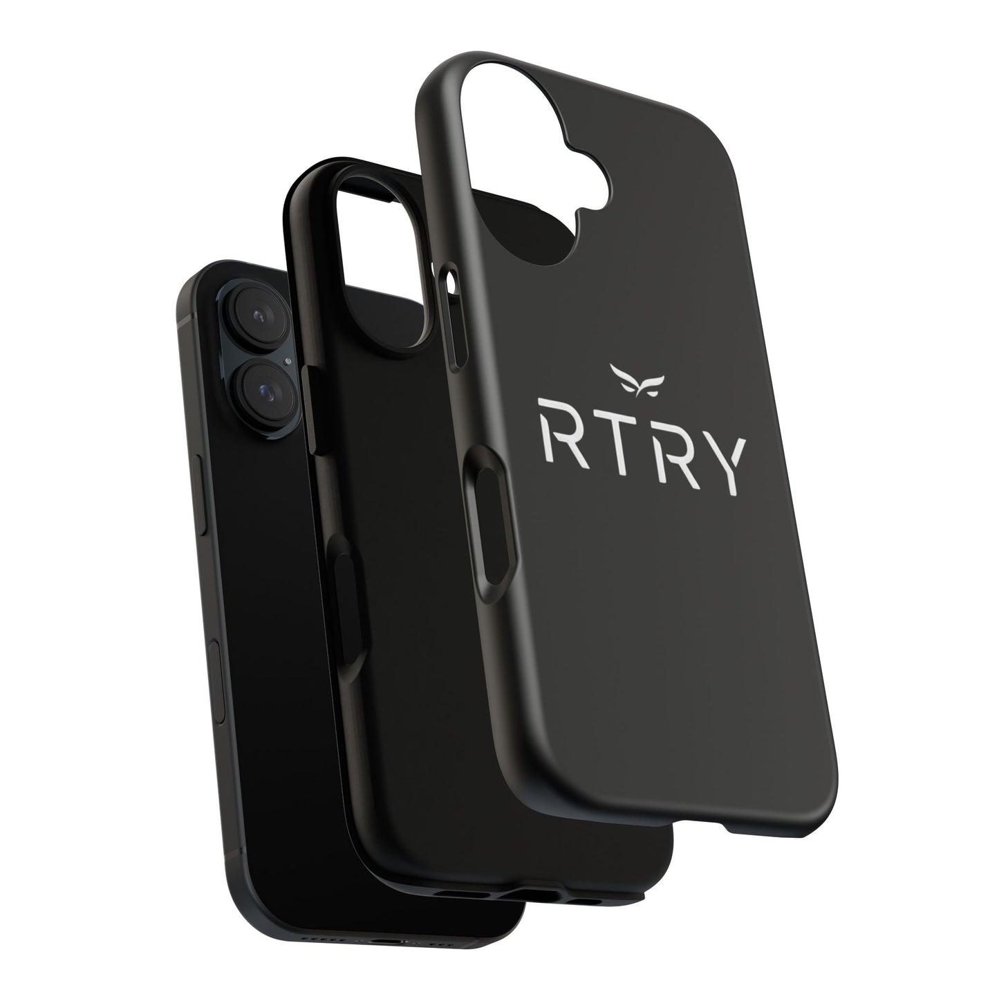 RTRY Custom Dual-Layer iPhone Case – Matte & Glossy Finishes