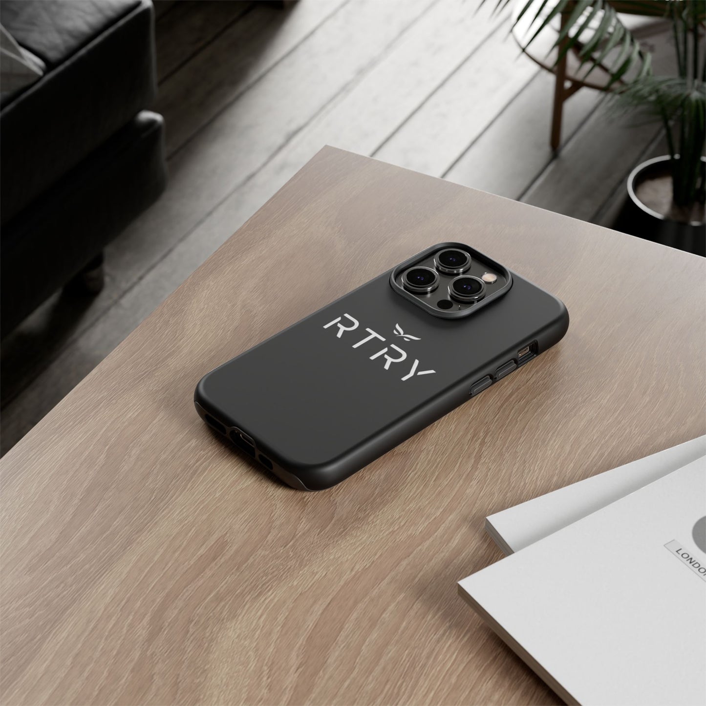 RTRY Custom Dual-Layer iPhone Case – Matte & Glossy Finishes