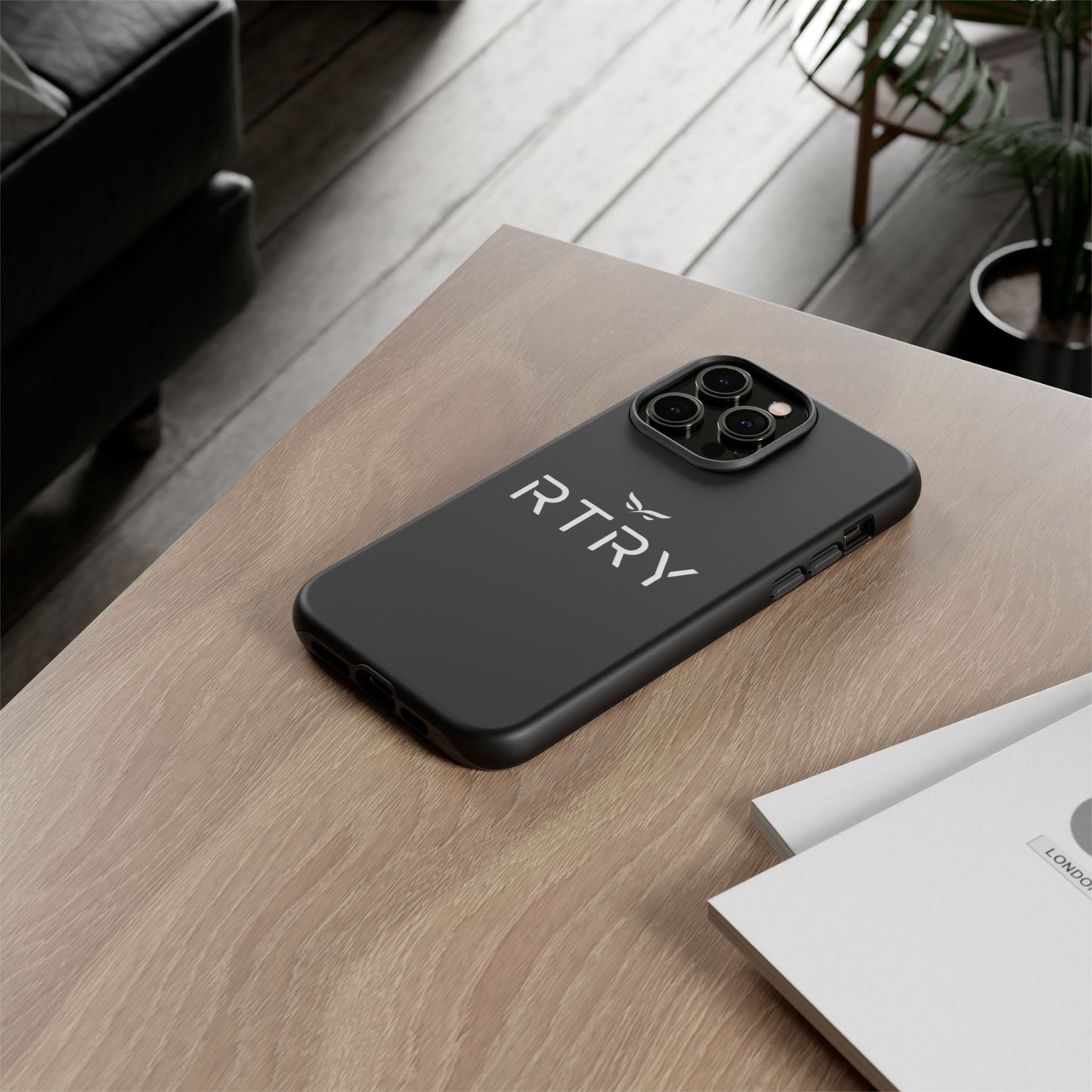 RTRY Custom Dual-Layer iPhone Case – Matte & Glossy Finishes