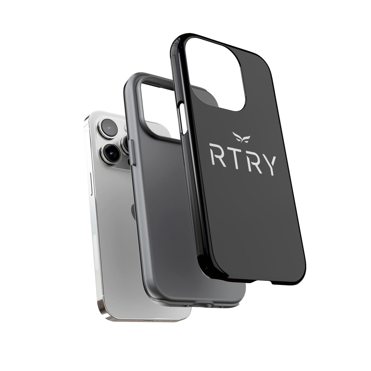 RTRY Custom Dual-Layer iPhone Case – Matte & Glossy Finishes