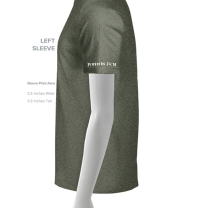 Military Green Triblend - SLEEVE_LEFT
