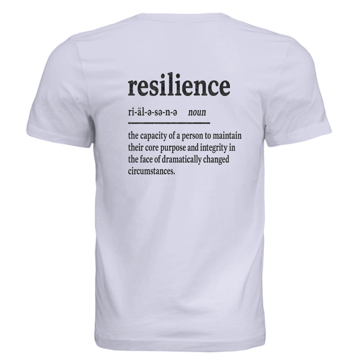 Dark Lavender Triblend - BACK