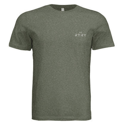 Military Green Triblend - FRONT
