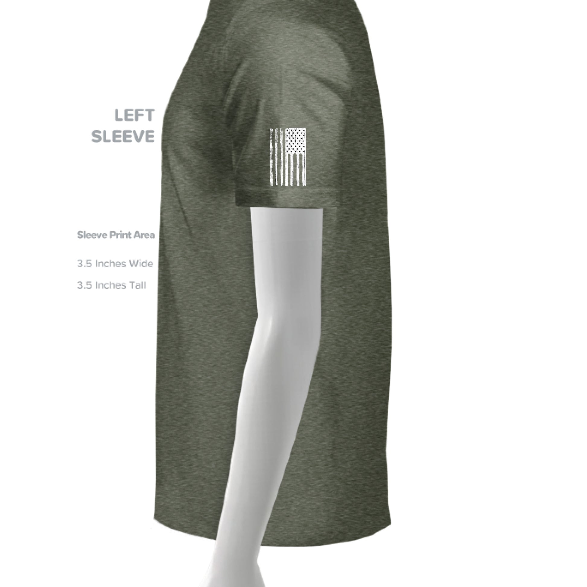 Military Green Triblend - SLEEVE_LEFT